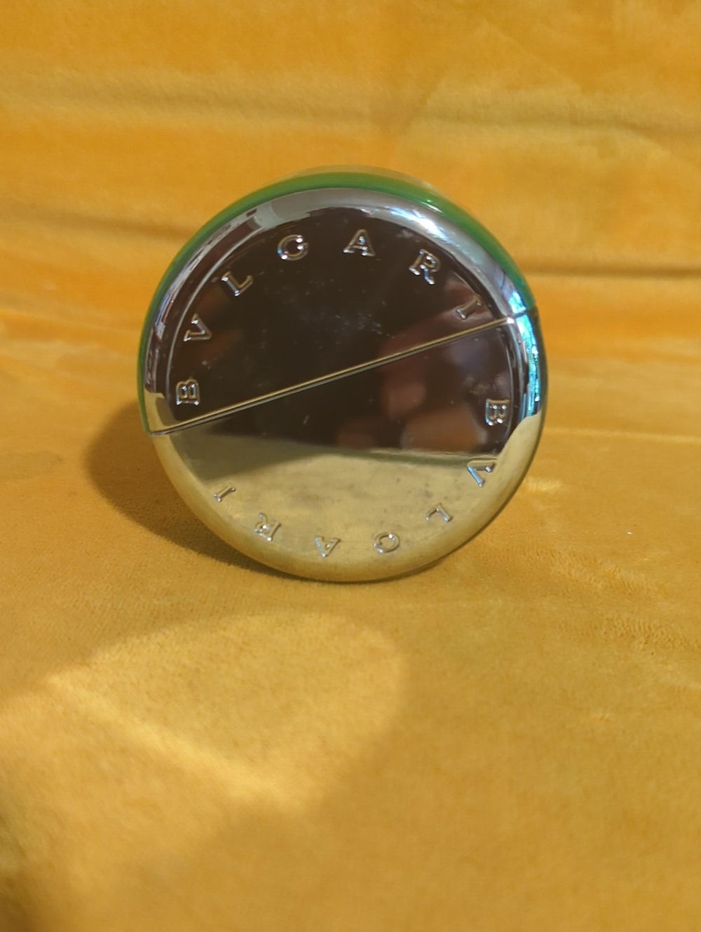 Bulgari Polished Silver Round Accent Sphere